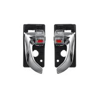 BLNETU for Hyundai for Tucson 2005 2006 2007 2008 2009 Car Interior Inside Door Handle Left Right Replacement 2/4Pcs (Chrome x2)