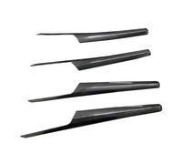 BLNETU for Q5 FY 2018-2022 ABS Car Interior Door Window Lift Control Button Handle Panel Cover Trim Carbon Fiber Style (A)