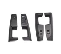 BLNETU for Skoda for Superb 2008-2013 Front Rear Inner Door Handle Armrest Frame Switch Control Panel Trim 3TD867157 (Black Set)