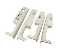 BLNETU for Skoda for Superb Car Inner Door Handle Armrest Lifter Switch Cover Front Rear Left Right (Beige)