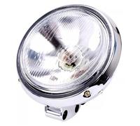 BLNETU For Steed VLX 400 For Shadow 600 For Magna 250 Motorcycle Headlamp Universal Headlight Chrome Running Light