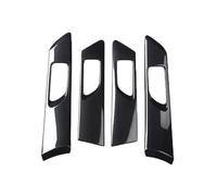 BLNETU for Subaru for Forester 2008-2012 RHD Car Interior Door Handle Window Switch Panel Cover Trim ABS Carbon Fiber Style (Door Handle)