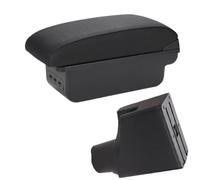 BLNETU For Toyota For Yaris Hybrid 2015-2023 Armrest Box Car Armrest Center Storage Box Interior Details Retrofit Parts(B2 Black line 3USB)