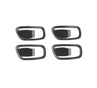 BLNETU for VEZEL for XRV 2022 2023 2024 Car Interior Door Handle Bowl Frame Cover Trim (Carbon Style)