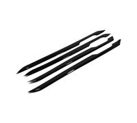 BLNETU for VW for Golf 8 Mk8 2021 2022 Car Door Handle Bowl Cover Carbon Decorative Sticker (Black)
