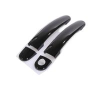 BLNETU Gloss Black Chrome Car Door Handle Covers Stickers for VW for Golf 5 MK5 V for Rabbit 1K 2004-2009(Model 6)