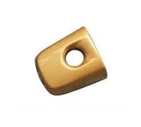 BLNETU Left Front Door Outer Handle Cover Keyhole Lock Cylinder Small Cap for Nissan for Qashqai 2016-2021(Gold)