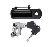 BLNETU Outside Car Accessories for Ford for Galaxy 1995-2006 Tailgate Rear Door Handle with Lock 2 Keys Replacement 1J6827297G 1J6827565B(A Set)