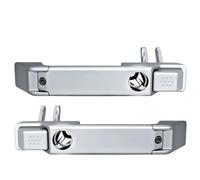 BLNETU Outside Door Handle Panel Pull Armrest Grab Handrail for Land Rover for Defender 90 110 130 1990-2016(2pcs Silver,RHD)