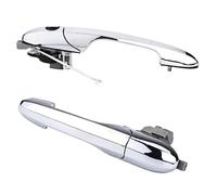 BLNETU Passenger Left Or Right Side Chrome Outer Door Handle for Fiat 500 2007-2020 735592026 735592012(2pcs)