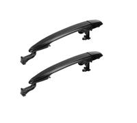 BLNETU Rear Left Right Car Exterior Replacement Door Handle for Toyota for Sienna 2004-2010 69213-08020 69227-08040 2Pcs(Black)