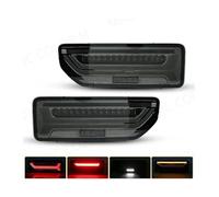BLNETU Rear Tail Light For Suzuki For Jimny 2019 2020 2021 2022 2023 Car LED Tail Light Rear Brake Reverse Daytime Running Light Turn Signal 12V(Smoke Lens A)
