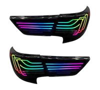 BLNETU Rear Tail Light For Toyota For Reiz For Mark X 2014 2015 2016 2017 Led Taillight Rear Lamp Upgrade RGB Stop Brake Light Facelift Car Accessories