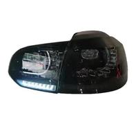 BLNETU Rear Tail Light For VW For Golf 6 Mk6 R20 2008-2013 Pair Of Car Tail Light Assembly Flowing Water Flicker Turning Signal Light Taillight Lamp(2 side smork)