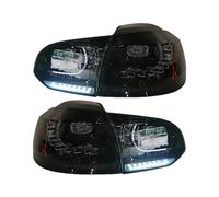 BLNETU Rear Tail Light Pair Of Car Tail Light Assembly For VW For Golf 6 Mk6 R20 2008 2009 2010 2011 2012 2013 Flowing Water Flicker Turning Signal Light(Type A Smoker)