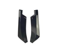 BLNETU Universal Rear Bumper Protector Diffuser Spoiler Splitter For A-udi Q5 Q7 Front Bumper Side Spoiler(Black)