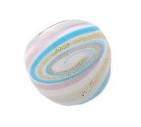 BLNGET Handmade Wire Wrapped Floral Glass Rings Ethnic Galaxyed Inspired Jewelry Artistics Crafted Comfortable