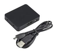 BLNGET HDTV Splitter 4K 1 In 2 Out Screen Displays Hubs With Sound Syncs For Laptop Desktop Use Sound Video Synchronization