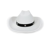 BLNGET Kids Western Pork Pie Hat With Star Studs Adjustable Strap For Ages 3-12 Outdoor And Party Wear Role Play Cowboy Hats