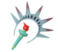 BLNGET Liberties Statue Torch Headband Halloween Costume Accessory Hairband for 4th of July Day Party Gathering Photo Props