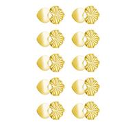 BLNGET Pack of 10 Multipurpose Large Heart Earring Lifter Backs for Heavy Earrings Mixed Color Pierced Ear Stoppers