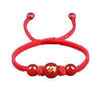 BLNGET Red String Bracelets Adjustable Length Necklace Animal Charm Bracelet Cultural Symbol Bracelet Suitable for Good Luck