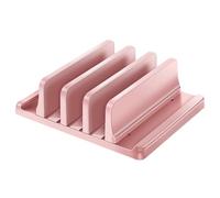 BLNGET Vertical Laptop Stand 3 Slot Desktop Stand Holder Adjustable Dock Space Saving Laptop For Desk Notebook Vertical Notebook