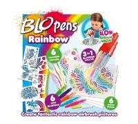 Blo Pens Rainbow Blo Pens, Stencils & Spray John Adams Multi One Size