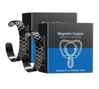 BLO2BIRO Magnetic Copper Prostate Boost Band, Copper Pulse Prostate Wellness Band, Fashion Copper Bracelet, Regain Confidence in Life, for Men Improves Circulation(2PCS)