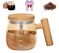 Bloame Self Stirring Mug, Bloame Blender Cup, 400ml Electric Self Stirring Coffee Mug, Rechargeable & Portable with Lid, High Speed Mixing Cup, for Coffee, Milk, Protein (1PC)