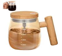 Bloame Self Stirring Mug, Bloame Blender Cup, 400ml High-Speed Auto Mixing Cup for Coffee, Rechargeable & Portable with Lids, Waterproof, Detachable Rod, Home Office for Coffee, Milk (400ml)