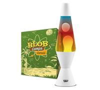 Blob Lamps® Sunset Liquid Motion Lamp Vintage Sunset Effect White Wax & White Metal Base & Cap 14.5” Mood Lamp Light