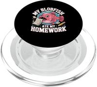 Blobfish Ate My Homework Funny School PopSockets PopGrip for MagSafe