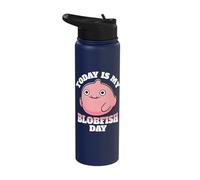 Blobfish Day Blobfish Outfit Stainless Steel Insulated Water Bottle