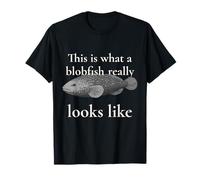 Blobfish Illustration - Often Called Ugly, Shown Correctly T-Shirt