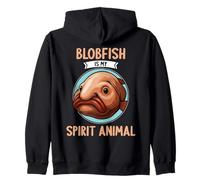 Blobfish is my spirit animal Blobfish Zip Hoodie