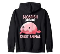 Blobfish is my spirit animal Blobfish Zip Hoodie