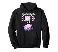 Blobfish - Jelly Blobfish Fish Fathead Australian Fish Pullover Hoodie