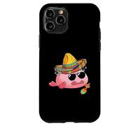 Blobfish Mexican Grumpy Ugly Fish Funny Sombrero Costume Case for iPhone 11 Pro