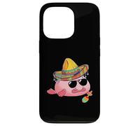 Blobfish Mexican Grumpy Ugly Fish Funny Sombrero Costume Case for iPhone 13 Pro
