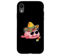 Blobfish Mexican Grumpy Ugly Fish Funny Sombrero Costume Case for iPhone XR