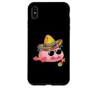 Blobfish Mexican Grumpy Ugly Fish Funny Sombrero Costume Case for iPhone XS Max