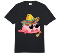 Blobfish Mexican Grumpy Ugly Fish Funny Sombrero Costume Comfort Colors Adult Heavyweight T-Shirt