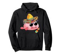 Blobfish Mexican Grumpy Ugly Fish Funny Sombrero Costume Pullover Hoodie