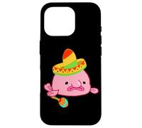 Blobfish Sombrero Mexican Grumpy Blob Fish Costume Case for iPhone 16 Pro