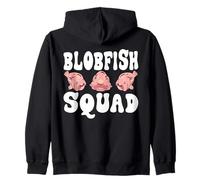 Blobfish Squad Blobfish Lover Zip Hoodie