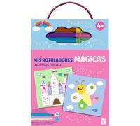 Bloc à colorier avec feutres magiques Le monde magique CAST (MIS ROTULADORES MÁGICOS)