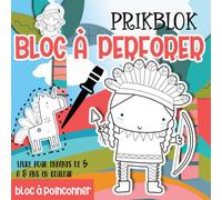 Bloc à Perforer / Prikblok / Livre pour Enfants de 5 à 8 Ans en Couleur / Bloc à Poinconner: Cahier d'activités - Poinçon Enfant