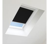 Bloc Blinds Blackout Blind for Velux Roof Window - Black in Silver | Size: PK08 Bloc Blinds Silver PK08