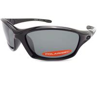 BLOC Daytona Polarized Sunglasses Shiny Black with Grey CAT.3 Lenses P60